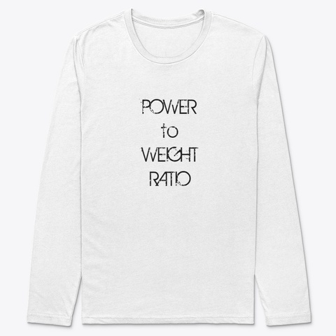 Power to Weight Ratio