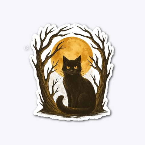 Mystic Cat in the Woods