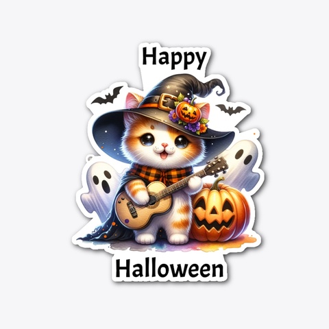 cute Halloween kitty