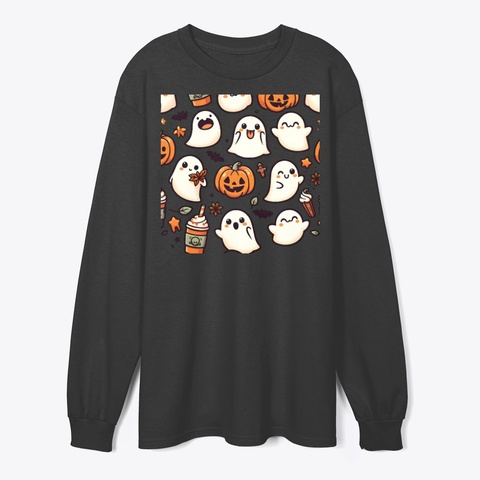 Cute Halloween Ghost Pattern Shirt
