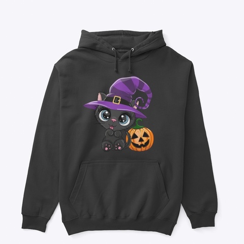 The cute halloween cat