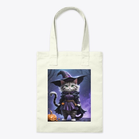 Adorable Witch Cat with Pumpkin